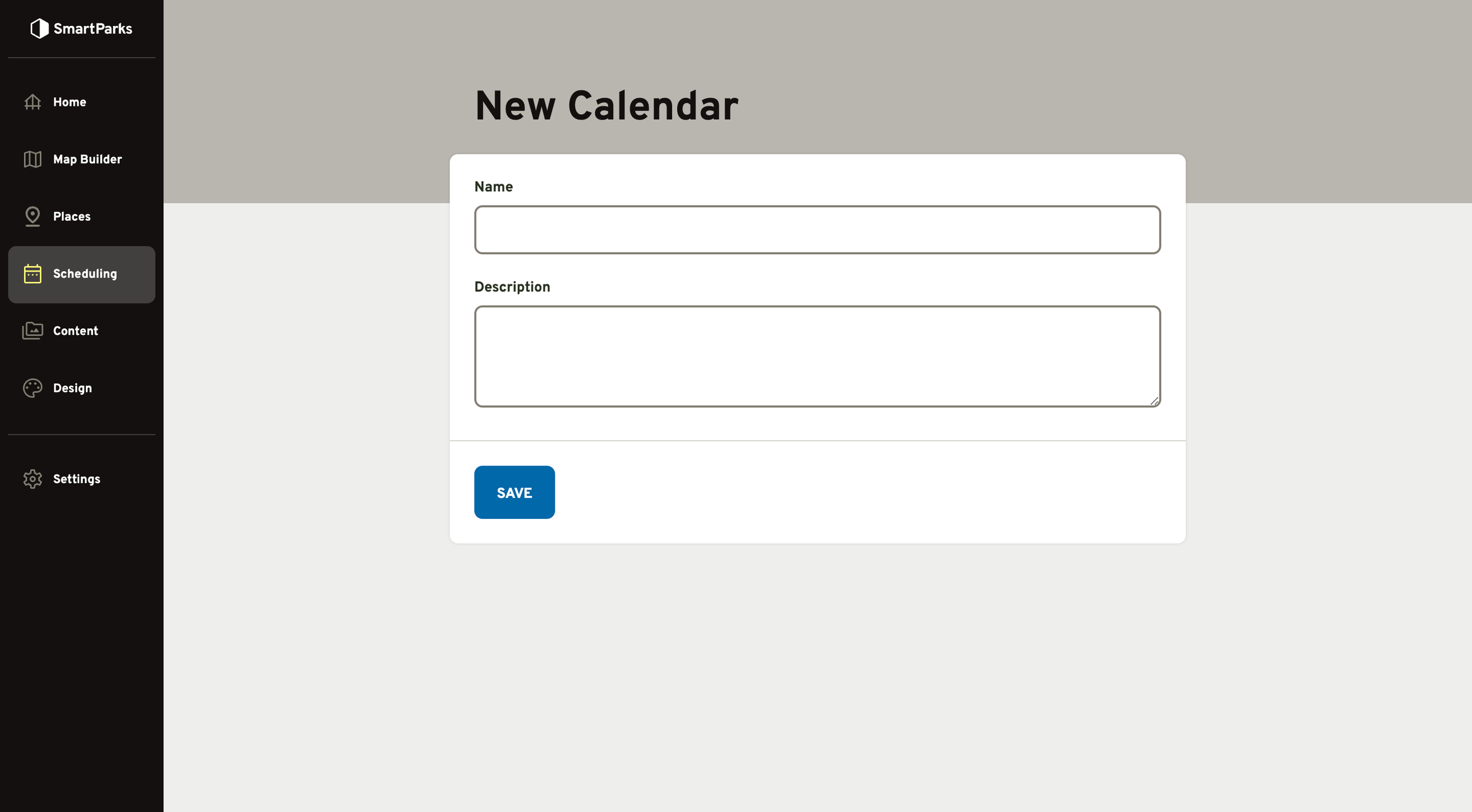 Creating a new calendar